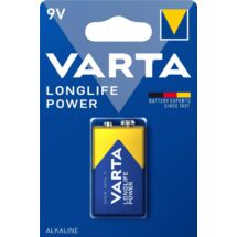VARTA Longlife Power 9V-os elem B1