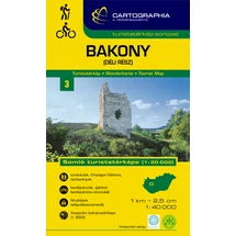 Bakony (déli rész) turistatérkép