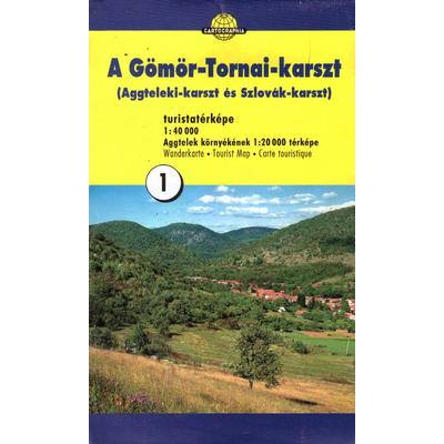 A Gömör-Tornai-karszt turistatérkép