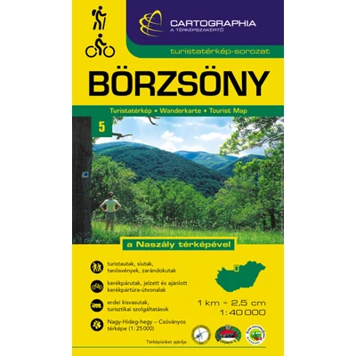 Börzsöny turistatérkép